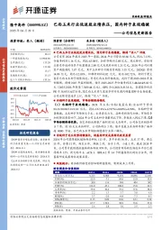 公司信息更新报告:巴西玉米行业低迷致业绩承压,国内种子表现稳健