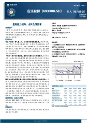 盈利能力提升,合同负债高增