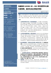 25Q1净利润同环比增长超预期,固态电池业务稳步推进