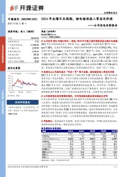 公司信息更新报告:2024年业绩不及预期,核电核准进入常态化阶段