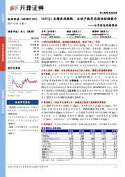 公司信息更新报告:2025Q1业绩表现靓眼,全球产能布局推动份额提升