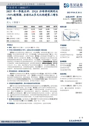 2025年一季报点评:25Q1归母净利润同比+54%超预期,全球化&多元化构建第二增长曲线