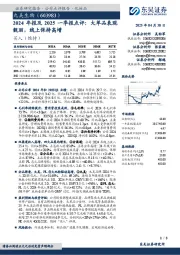 2024年报及2025一季报点评:大单品表现靓丽,线上保持高增