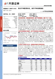 公司信息更新报告:国内市场蓄势待发,海外市场高歌猛进