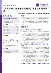 公司事件点评报告:大尺寸硅片出货量快速增长,重掺技术全球领先