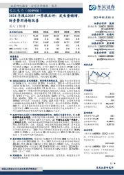 2024年报&2025一季报点评:发电量稳增,财务费用持续改善