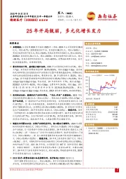 25年开局靓丽，多元化增长发力