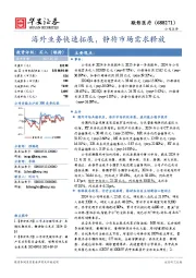 海外业务快速拓展，静待市场需求释放