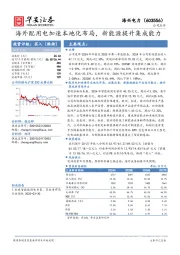 海外配用电加速本地化布局,新能源提升集成能力