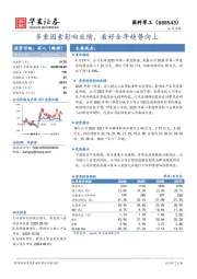多重因素影响业绩,看好全年趋势向上