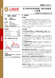 彤程新材2024年报&2025Q1点评:电子材料业务实现高增,看好光刻胶进一步放量