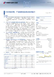 全年业绩高增,产品结构优化驱动盈利提升