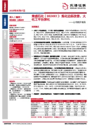 公司简评报告:炼化边际改善,大化工平台深化