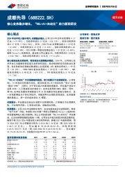 核心业务稳步增长，“DEL+AI+自动化”助力新药研发
