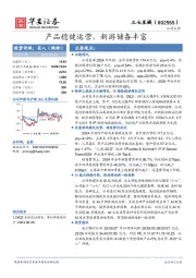 产品稳健运营,新游储备丰富