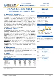 2024年报及2025年一季报点评:多元产品齐发力,助推公司稳发展