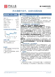 多品类稳中有升，全球化发展迅速
