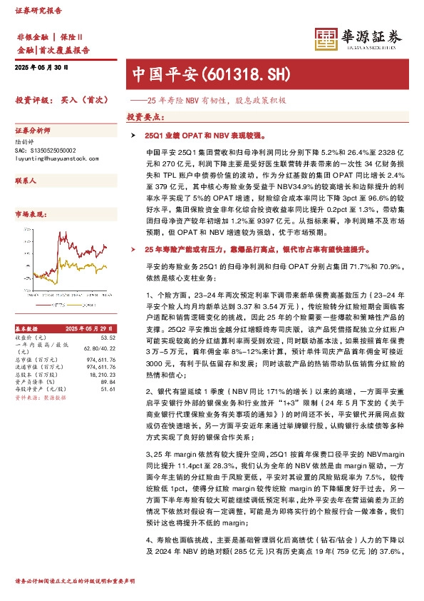 25年寿险NBV有韧性，股息政策积极