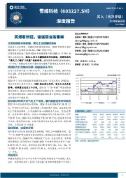 深度报告：民爆看新疆，强强联合落雪峰