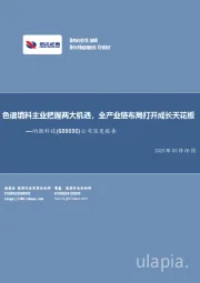 公司深度报告:色谱填料主业把握两大机遇,全产业链布局打开成长天花板