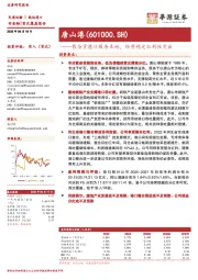 散杂货港口服务本地，经营稳定红利性突出