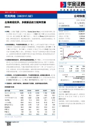 出海表现优异，多款新品助力矩阵完善