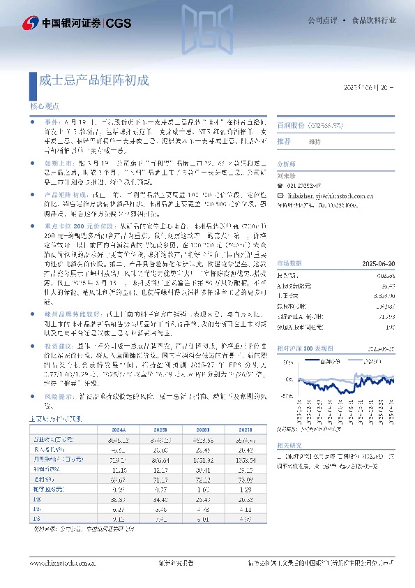 威士忌产品矩阵初成