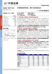 公司首次覆盖报告：矿服资源协同作战，铜矿业务快速成长