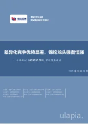 首次覆盖报告：差异化竞争优势显著，锦纶龙头强者恒强