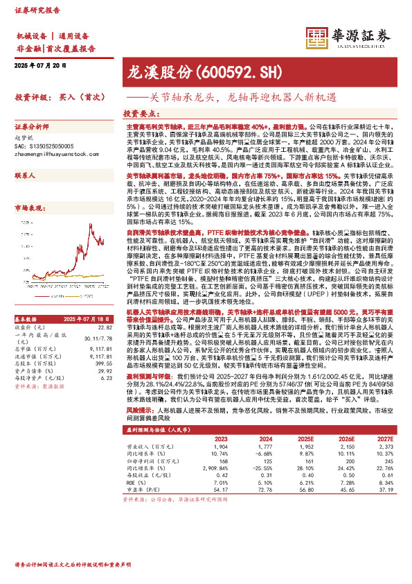 关节轴承龙头，龙轴再迎机器人新机遇