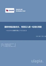 公司深度报告：国铁特箱运输龙头，有望迈入新一轮增长周期
