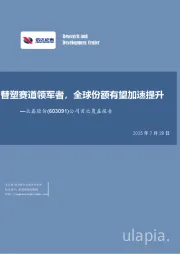 公司首次覆盖报告:替塑赛道领军者,全球份额有望加速提升