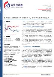恩华药业：CNS核心产品稳健增长，加大研发推进新药管线