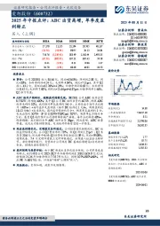 2025年中报点评：ABC出货高增，单季度盈利转正