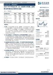 2025年半年报点评:Q2业绩符合预期,高端新材料提供后续增长动能