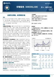业绩符合预期，重视锑锡共振