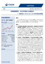 2025年半年报点评报告：业绩稳健增长，多元布局助力长期成长