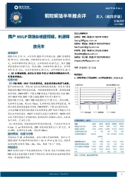 半年报点评：国产HVLP铜箔业绩超预期，利润释放元年