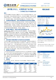 2025年半年度报告点评:盈利能力向上,定增促进产业升级