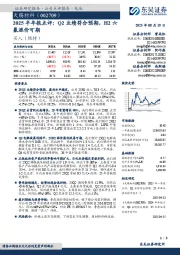 2025半年报点评：Q2业绩符合预期，H2六氟涨价可期