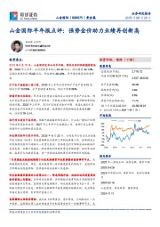 山金国际半年报点评：强势金价助力业绩再创新高