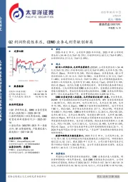 Q2利润阶段性承压，CDMO业务毛利贡献创新高