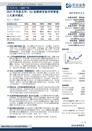 2025半年报点评:Q2钴酸锂贡献利润增量,三元盈利稳定