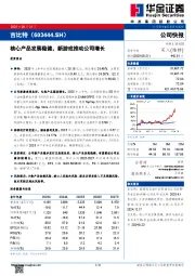 核心产品发展稳健，新游戏推动公司增长