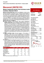 Margin headwinds persist from business model transition; Maintain HOLD