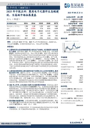 2025年中报点评:聚焦电子元器件生态链建设,为高端市场拓展奠基