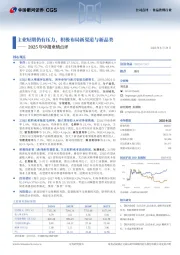 2025年中报业绩点评：主业短期仍有压力，积极布局新渠道与新品类