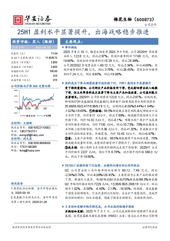 25H1盈利水平显著提升，出海战略稳步推进