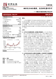 中报点评：磁材龙头地位稳固，光伏锂电量利齐升