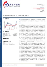 优秀的资源发现能力，战略金属多元化